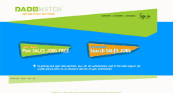 Desktop Screenshot of dadomatch.com